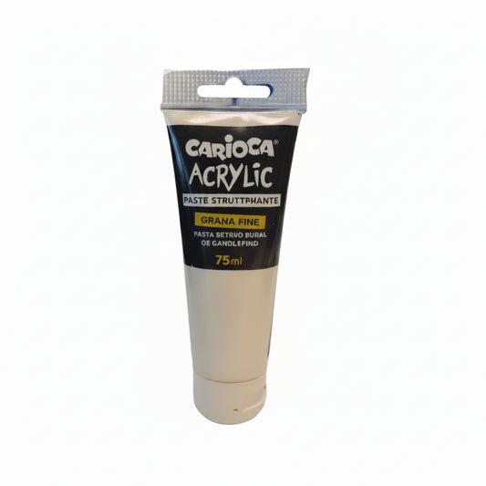 Pâte Structurante Fine CARIOCA Tube 75ml Tunisie - Effets Texture Beaux-Arts - PIGMA