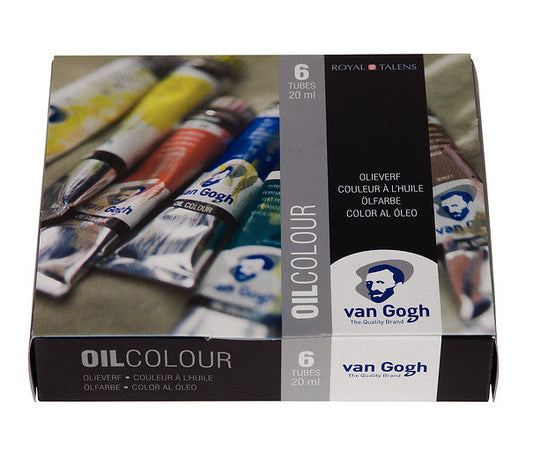 Set Peinture à l'Huile Van Gogh – 6 Couleurs en Tubes de 20ml