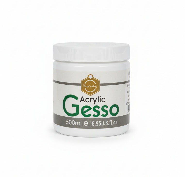 Gesso Universel Acrylique Blanc 500 mL – Keep Smiling - PIGMA