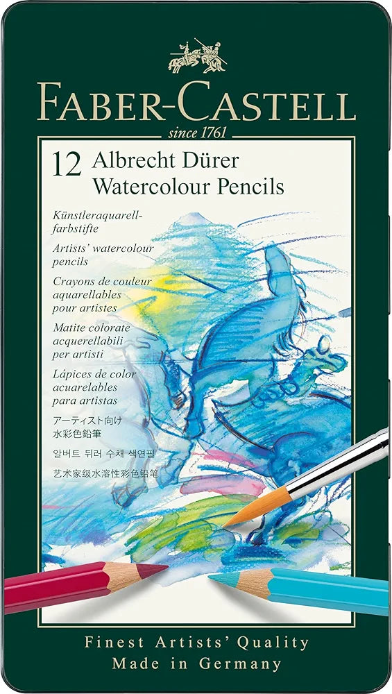 Boîte métal – 12 Crayons aquarelle ALBRECHT DÜRER – Faber-Castell