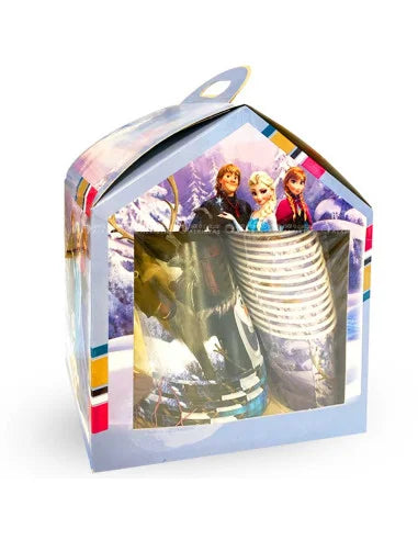 Kit Anniversaire Thème La Reine des Neiges Frozen 120 Pièces - Décoration Fête Enfant Tunisie - PIGMA