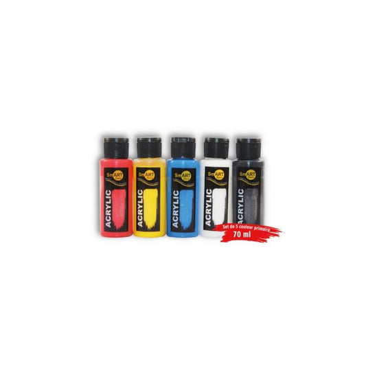 Set de 5 Acrylique 75 ml - Smart Déco