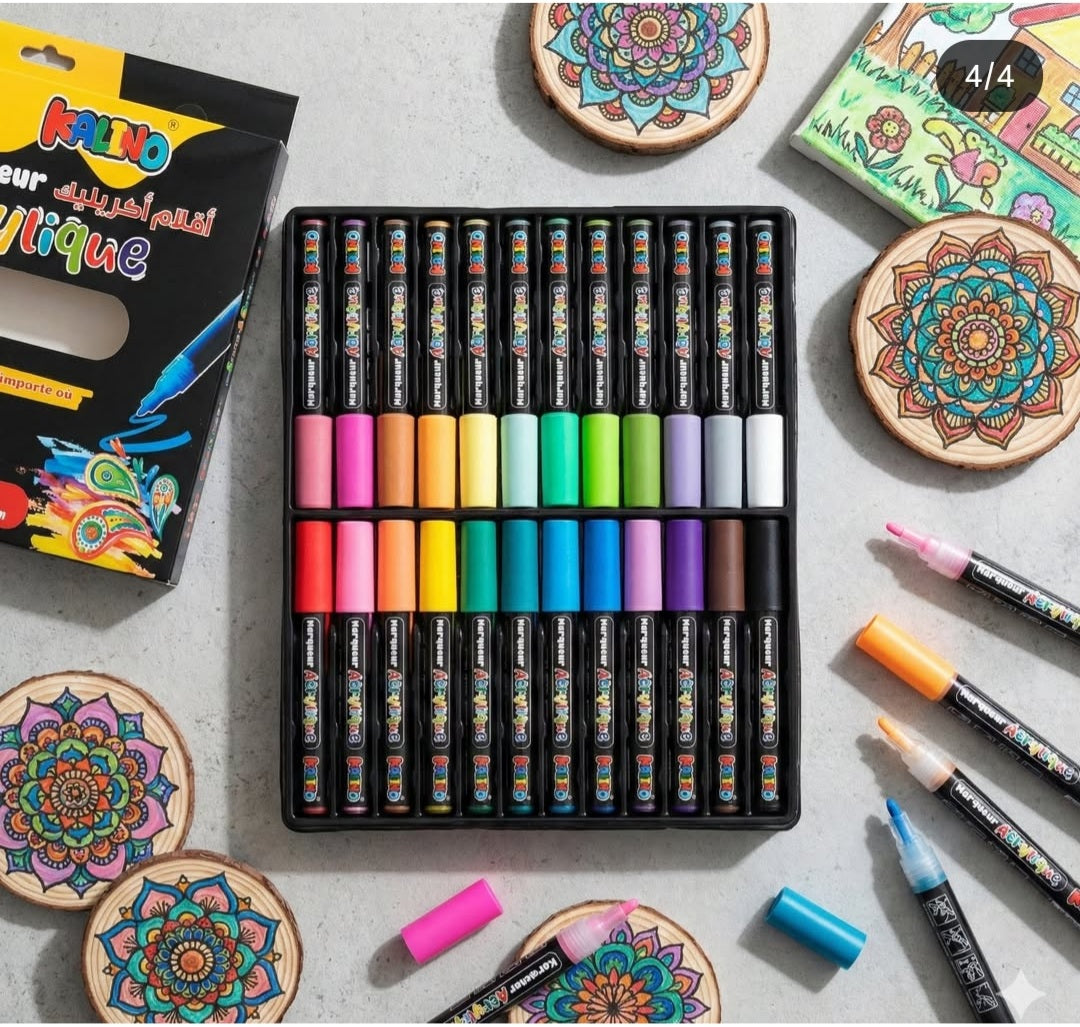 Feutre acrylique 24 couleurs - PIGMA