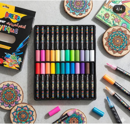 Feutre acrylique 24 couleurs - PIGMA