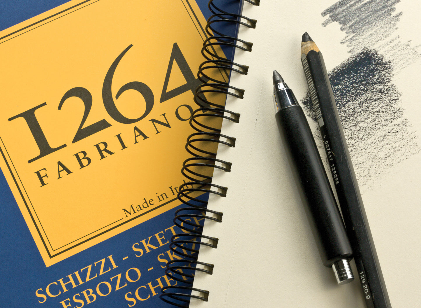 Bloc Croquis Fabriano A5 90g 60 Feuilles Spirale - Papier Dessin Professionnel