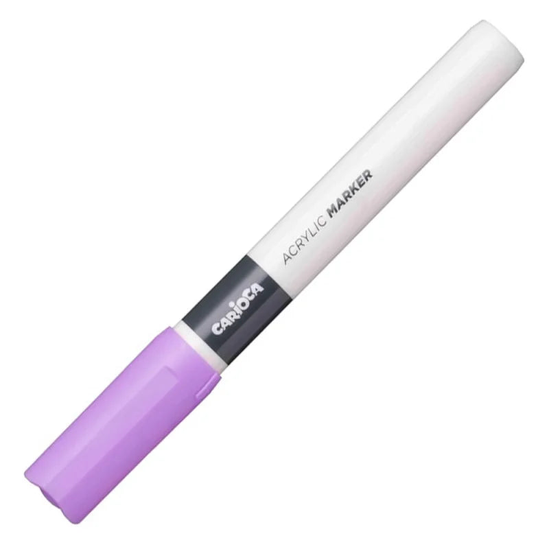Marqueur Acrylique Pointe Fine 2mm Violet clair CARIOCA Tunisie | Peinture Multi-Supports Permanent - PIGMA