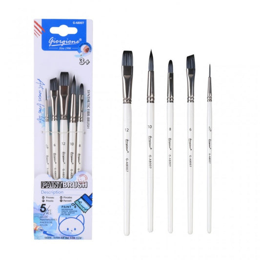 Set de 5 Pinceaux synthétique - Giorgione