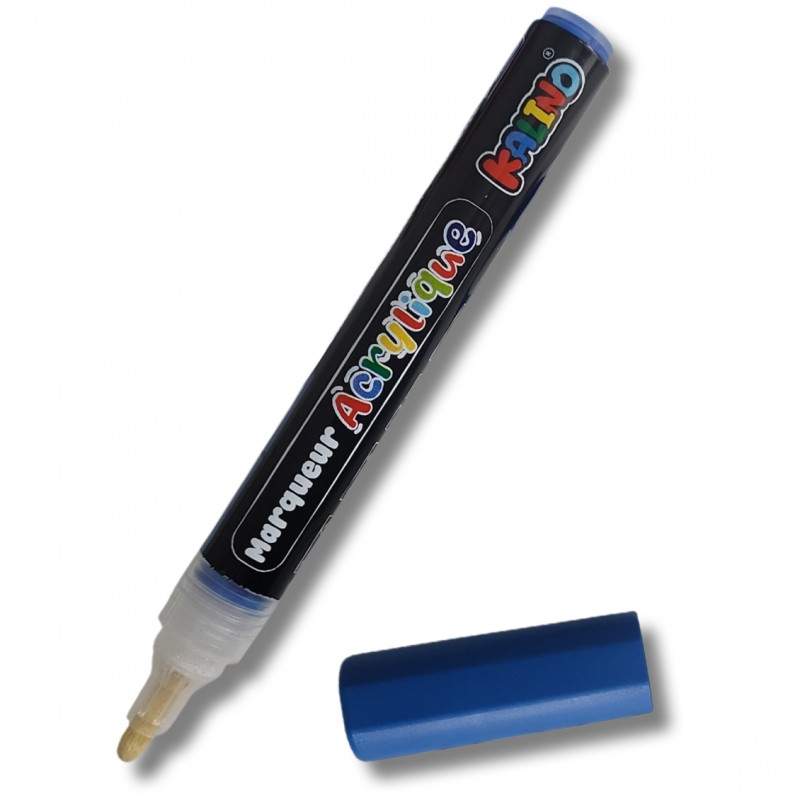 Boite de 12 Marqueurs Acrylique Couleurs Vives - Kalino