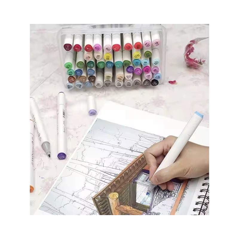 Box de 60 Marqueurs Alcool double pointe Superior Art Markers - Touch