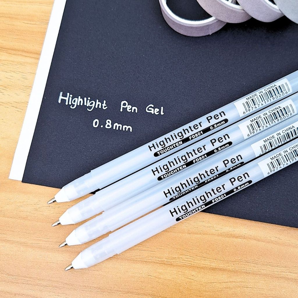 Stylos Gel Blanc 0.8 mm - Keep Smiling