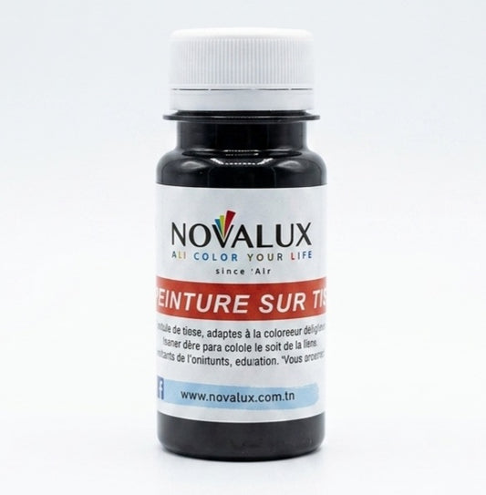 Teinture Tissu Noir 60ml – Novalux