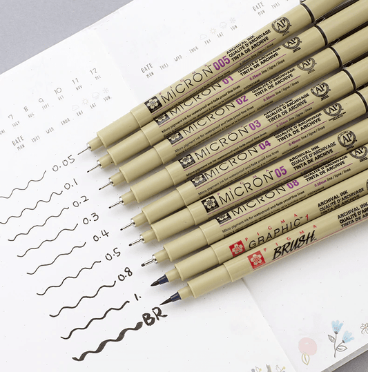 Feutre Pigma Micron Fine liner noir - Sakura
