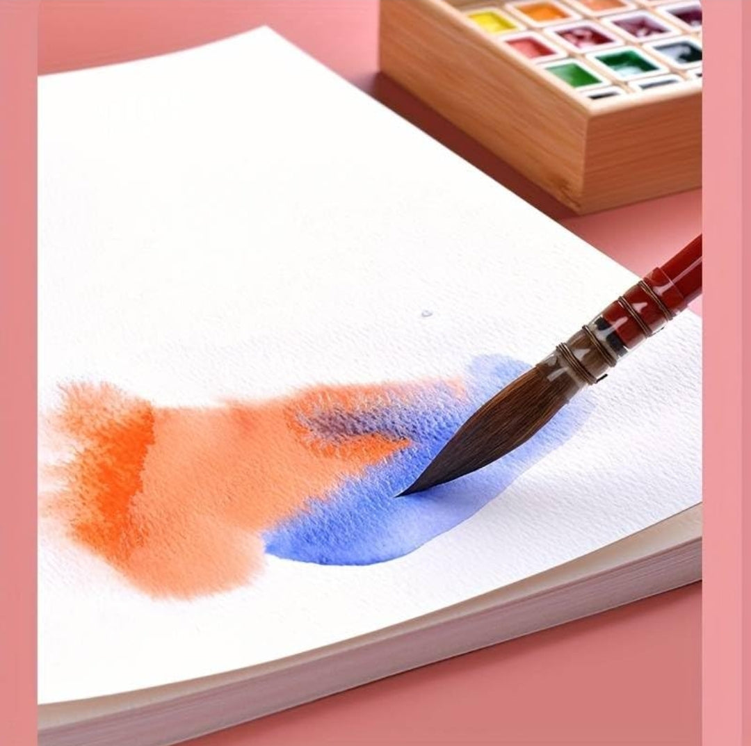 Carnet d’Aquarelle A4 à Spirale – Papier Cold Pressed
