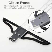 Règle T Fixe 60 cm – Acrylique Transparent – Dessin Technique & Architecture