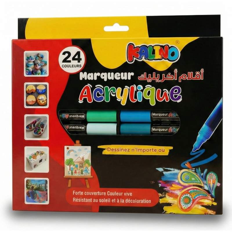 Feutre acrylique 24 couleurs - PIGMA