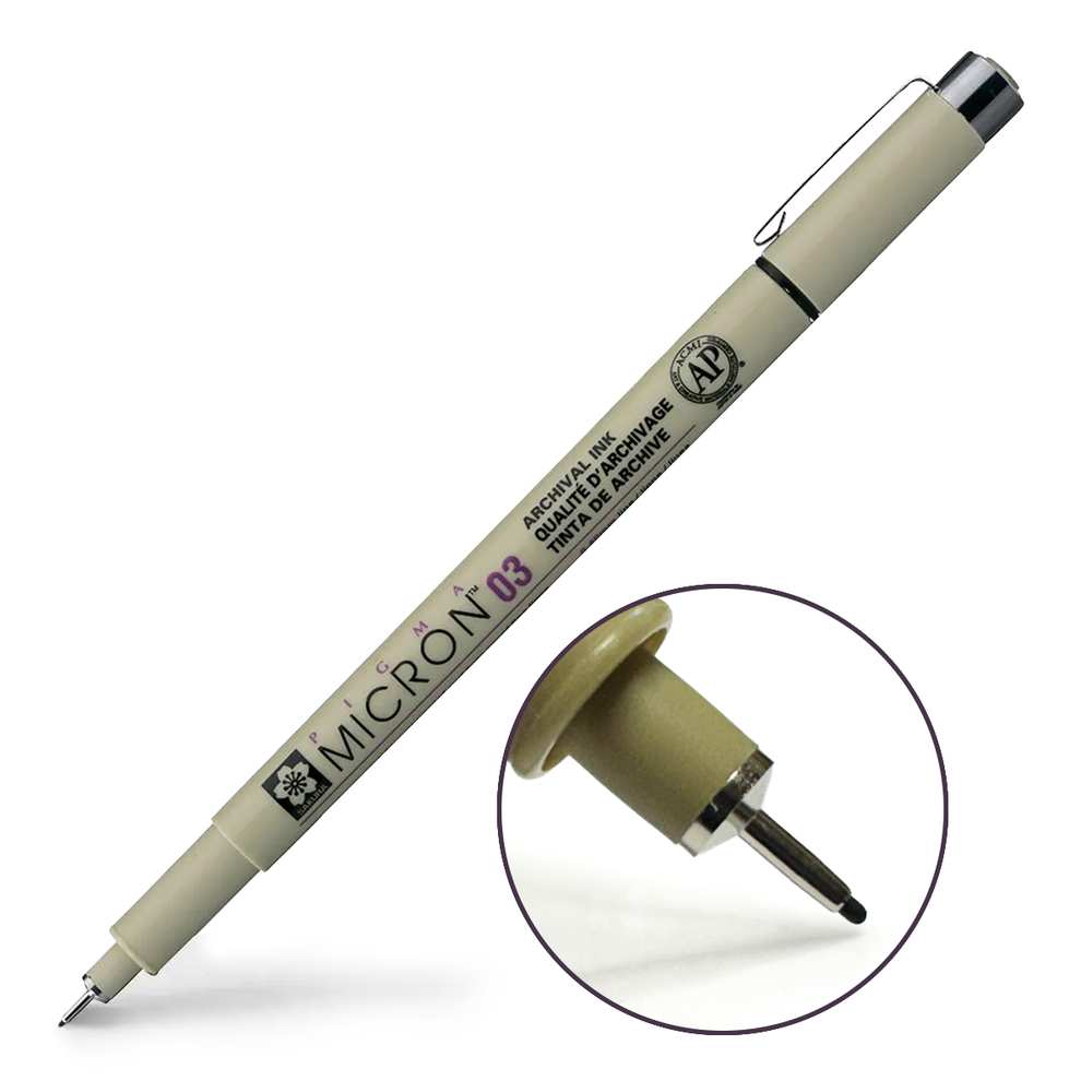 Feutre Pigma Micron Fine liner noir - Sakura