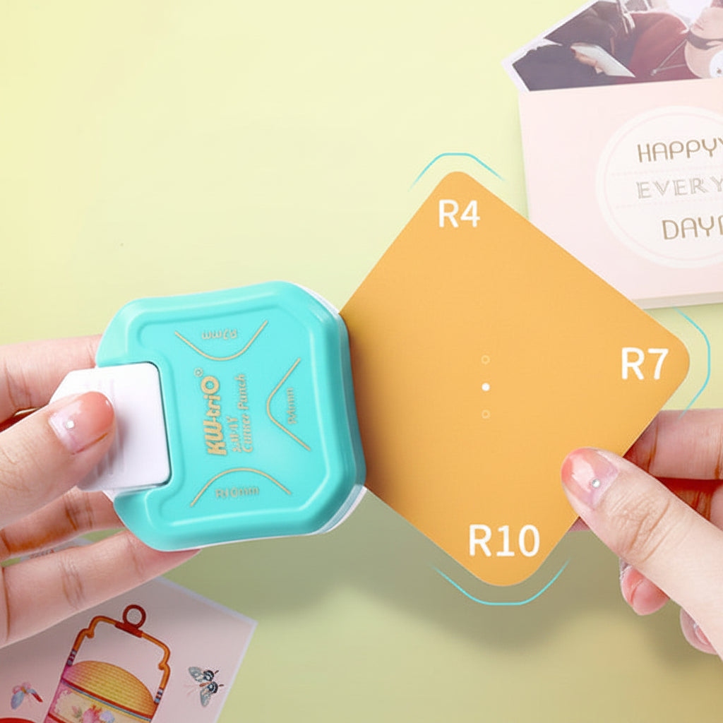 Perforatrice 3 en 1 – Coins Arrondis, Ovales et Pointus