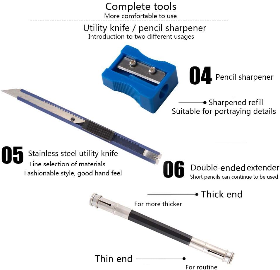 Coffret Métal de Crayon de Croquis - Nyoni - PIGMA