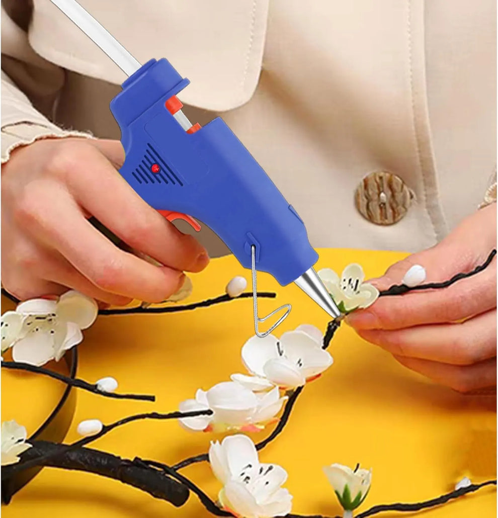Mini Pistolet à Colle 20W + 10 Bâtons de Recharge