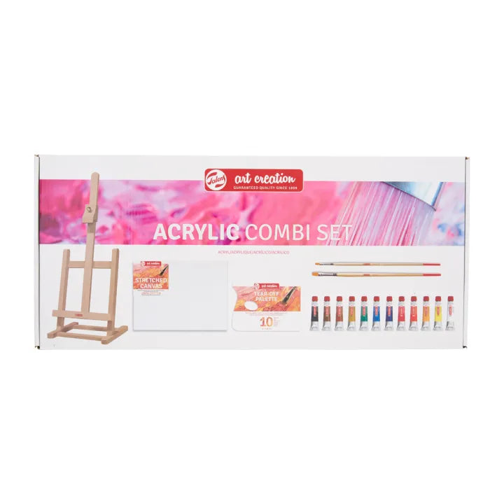Coffret Acrylique Talens Art Création – 12 Tubes + Accessoires