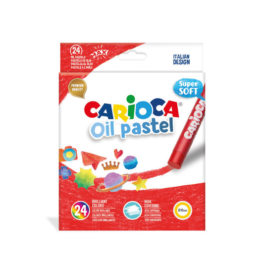 Pastels à l'Huile 24 Couleurs – Carioca
