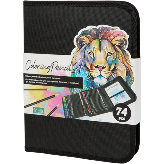 Kit de Dessin Complet 72 Pièces Pochette - Set Artistique Professionnel Tunisie